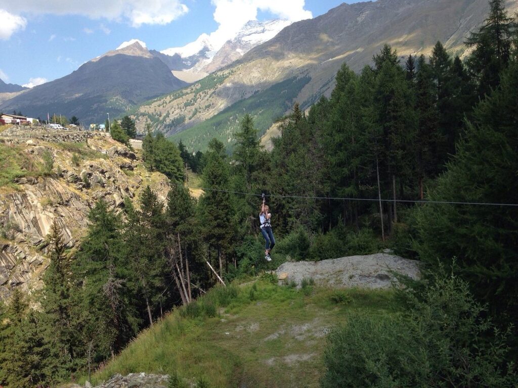 Forêt de l'aventure de Saas-Fee