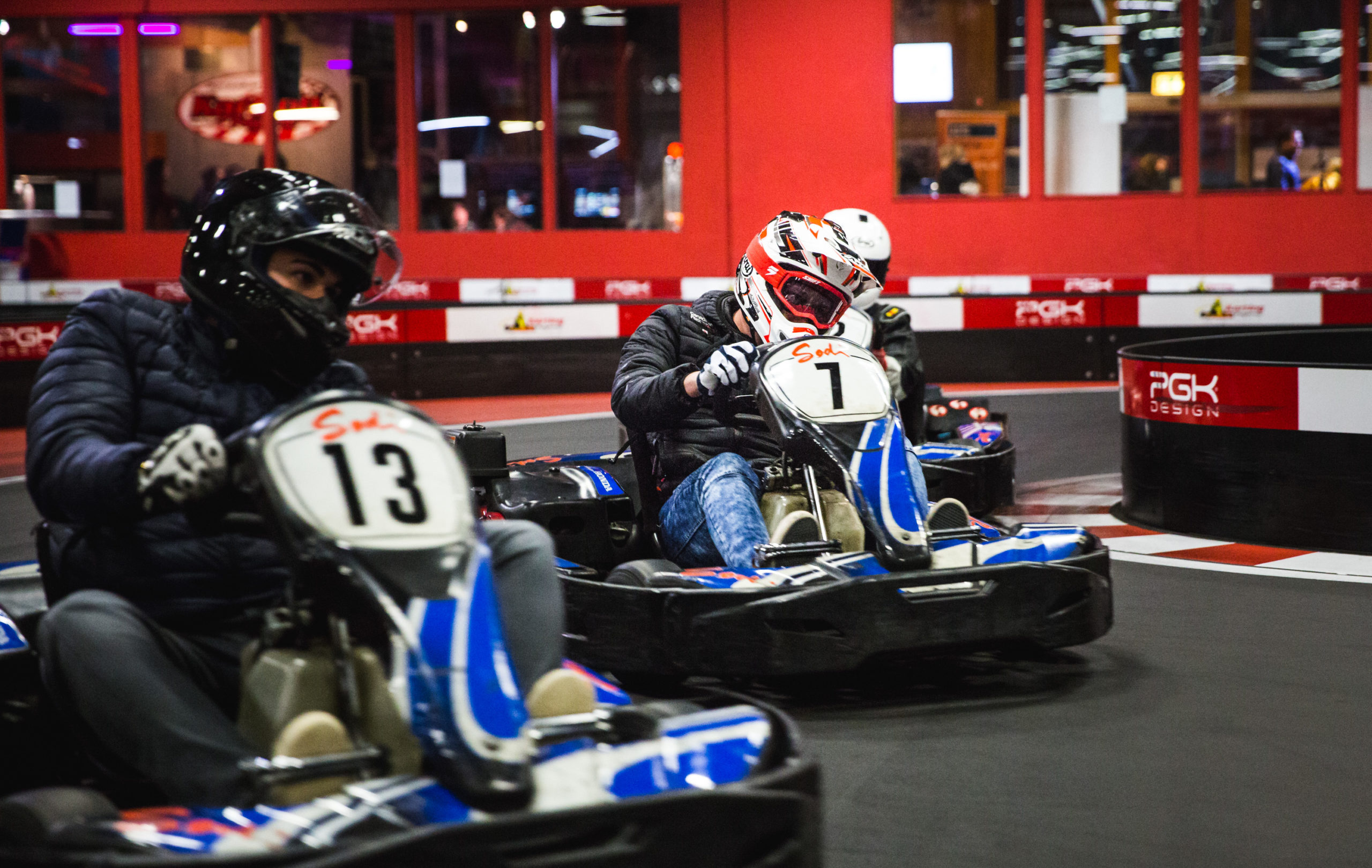 Karting de Payerne (VD) : session entre amis et départ de la compétition