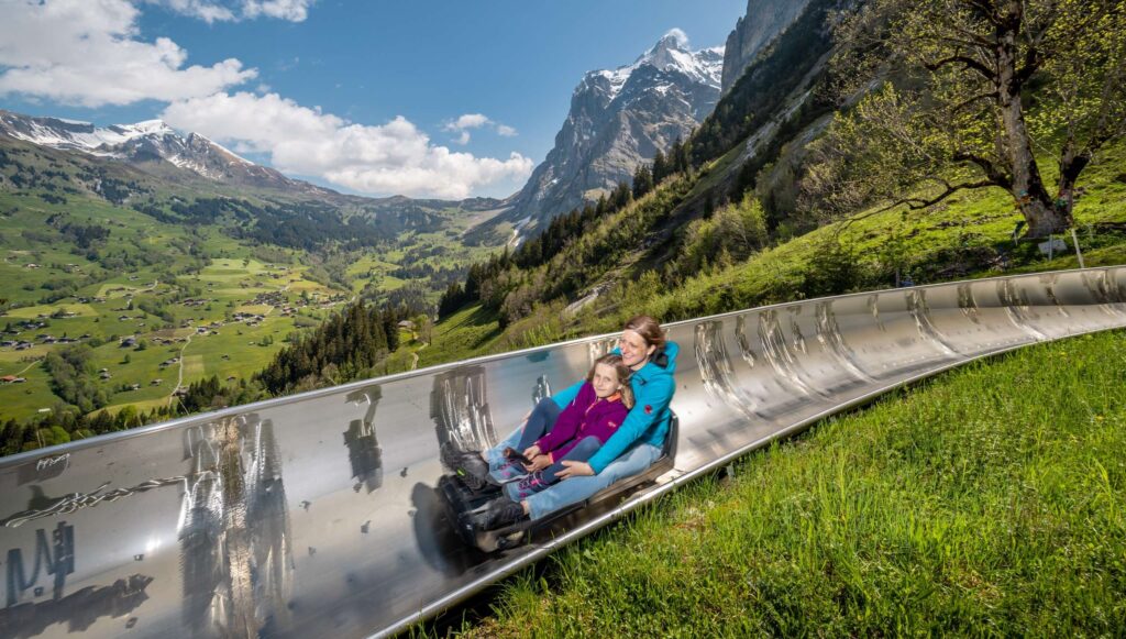 Luge d'été Grindelwald en Suisse