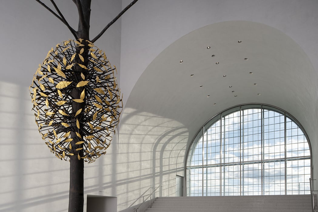 Hall du MCBA Lausanne : architecture contemporaine et lumière